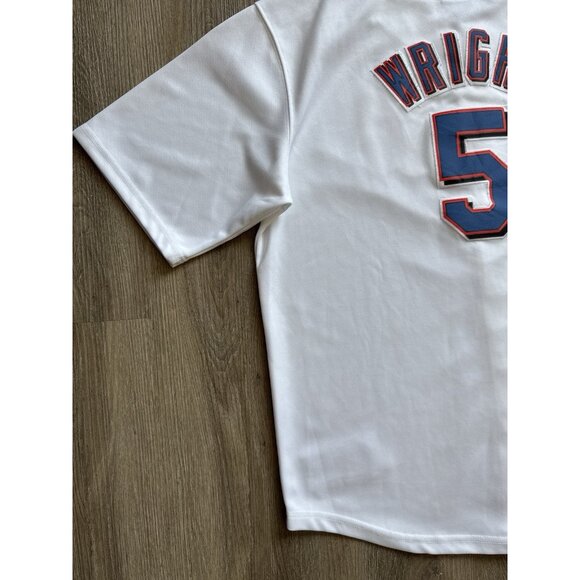 Vintage Y2K New York Mets David Wright #5 Baseball Jersey MLB White Shirt Rare - Picture 12 of 15